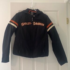 Harley-Davidson jacket with removable hooded vest M